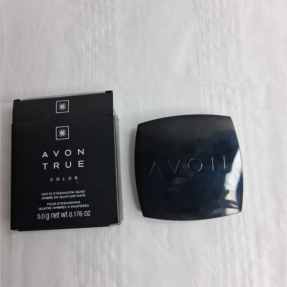 Avon True‎ Color Matte Eyeshadow Desert Sunset Quad NIB Purple Orange Brown